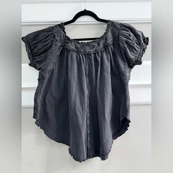 NWT We the Free Muse Tunic - Washed Black Color - Picture 7 of 7